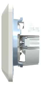 Mert MEG 2300-1019 SCHUKO-Steckdose BRS volle Platte StK polarweiß glänzend 1-M