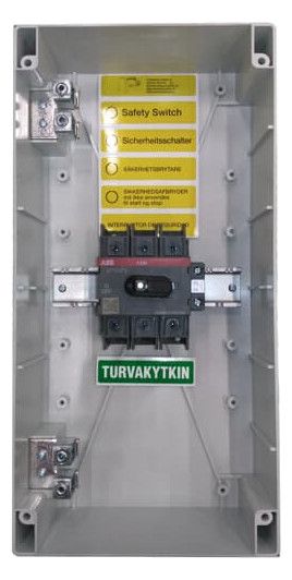 ABB OTP75A3M Sicherheitsschalter 3-p 37 kW 400V m. rot-gelbem Griff
