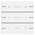 GIRA 576327 Wippenset 3fach indiv. Tastsensor4 System 55 Reinweiß seidenm.