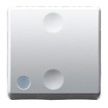 GEWISS GW20589 Wechselschalter Aus System beleuchtbar 2M 1P 16AX Weiss