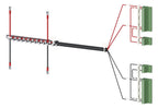 Siemens 3KC9833-5 f.3KC8 Spannungs- versorgungskabel unterseitig 2p f.1250A