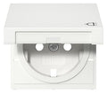 GIRA 494227 Abdeckung SCHUKO-Steckdose KD+Shutter System 55 Reinweiß seidenmatt