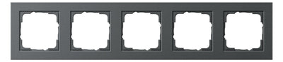 GIRA 021523 Abdeckrahmen 5fach E2 Anthrazit