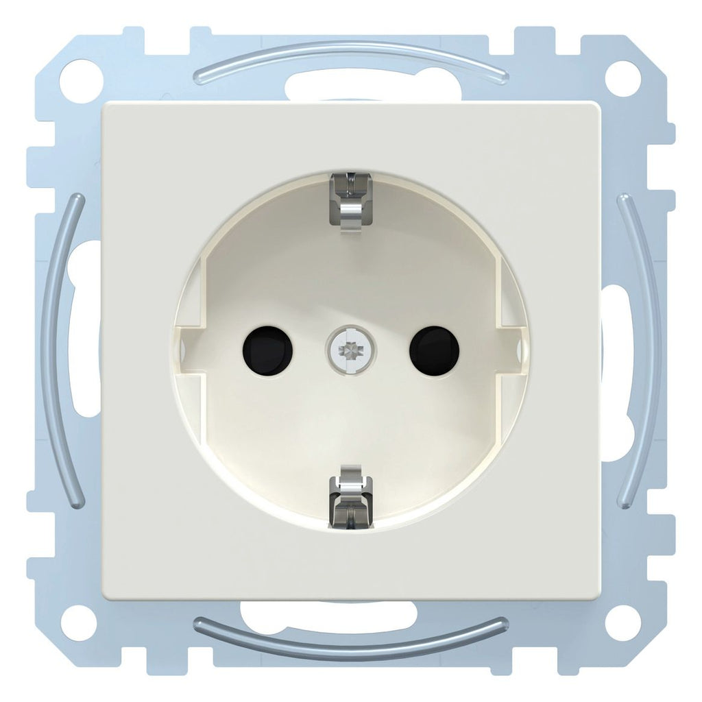 Mert MEG 2351-0319 SCHUKO-Steckdose+Kz Trockner BRS StK polarweiß gl.Sys.M