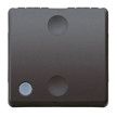GEWISS GW21589 Wechselschalter Aus System beleuchtbar 2M 1P 16AX Schwarz