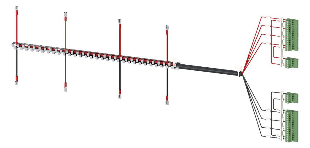 Siemens 3KC9830-7 f.3KC8 Spannungs- versorgungskabel unters. 4p f.2000-3200A