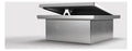 Bodensteckdose 2003A 2x Schuko, 1x RJ45 2fach, EV1 2003A-2-3