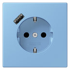 Jung LC1520-18A256 SCHUKO-Steckd.m.USB Typ A LC4320N