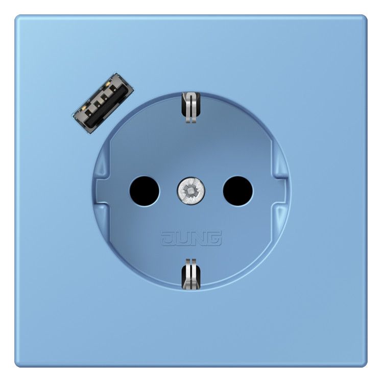 Jung LC1520-18A256 SCHUKO-Steckd.m.USB Typ A LC4320N