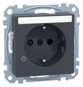Mert MEG 2303-0414 SCHUKO-Steckdose BRS Ko.+Schriftfeld StK anthrazit System M