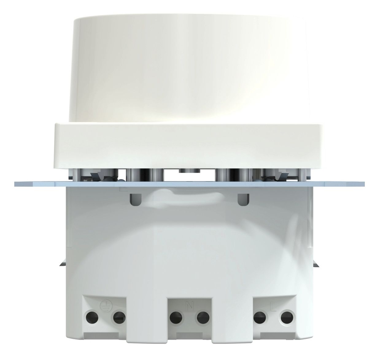 Mert 233819 FI-SCHUKO-Steckdose BRS polarweiß glänzend System M
