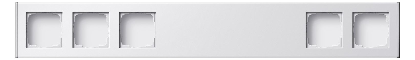 GIRA 136527 Profil 5fach 600mm senkr.+ waagerecht Profil 55 Reinweiß (lackiert)