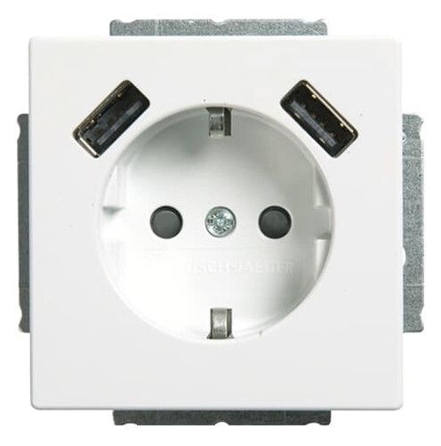 BJ 20 EUCB2USB-84 SCHUKO-/2x USB-Steckdose