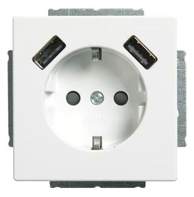 BJ 20 EUCB2USB-84 SCHUKO-/2x USB-Steckdose