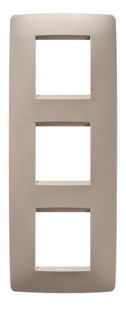GEWISS GW16127TC Abdeckrahmen ONE International 2+2+2M vert. Hanf