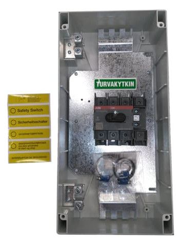 ABB OTE75A4M EMV-Sicherheitsschalter 4p 37 kW 400V m.rt-gelbem 1SCA022812R6370