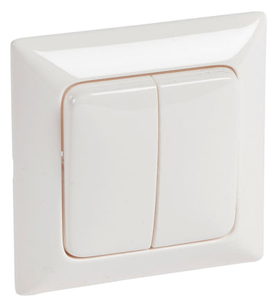 Legrand 776162 Wippe Serie volle Platte Creo ultraweiß