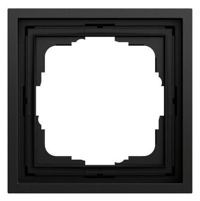 GIRA 021184 Abdeckrahmen 1f Gira F300 Schwarz m(lack.)