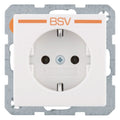 Berker 47436069 Steckdose SCHUKO Aufdruck BSV Q.x polarweiß samt