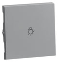 Legrand 765213 SEANO Wippe m.Symbol Licht in der Farbausführung Al lackiert