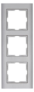 Kopp 402747062 ATHENIS Abdeckrahmen 3f stahl