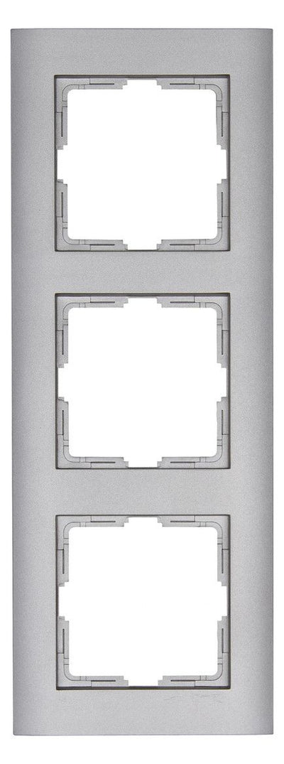 Kopp 402747062 ATHENIS Abdeckrahmen 3f stahl