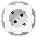 Jung A520-45WW SCHUKO Steckdose 45° Serie A/AS alpinweiß
