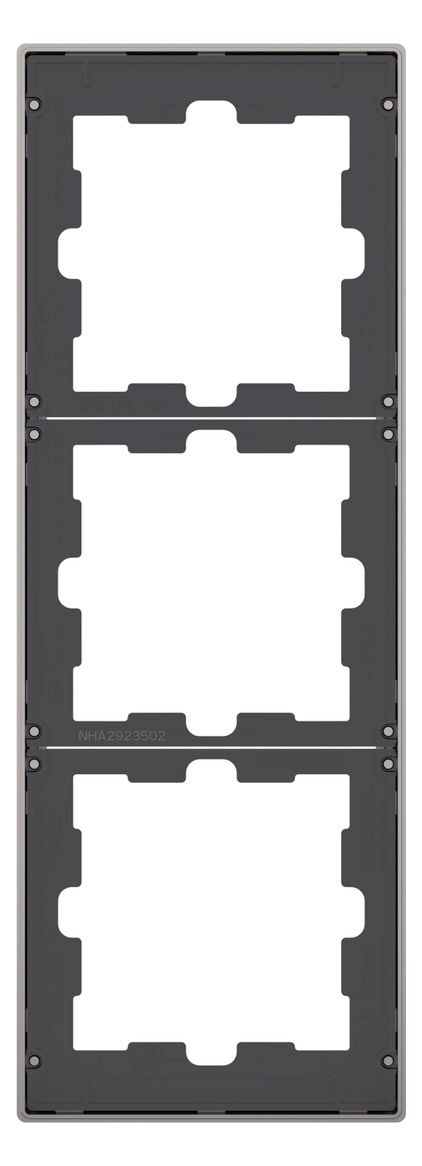 Mert MEG 4030-6550 D-Life Metall Rahmen 3fach Nickelmetallic