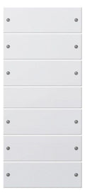 GIRA 218627 Wippenset 6fach (3+3) System 55 Reinweiß seidenmatt (lackiert)