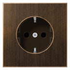 Jung ME1520NAT SCHUKO Steckdose o.Kralle LS Messing antik