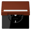 Jung LC1520BFNAKL247 SCHUKO-Steckd.KI m. Klappdeckel m.S