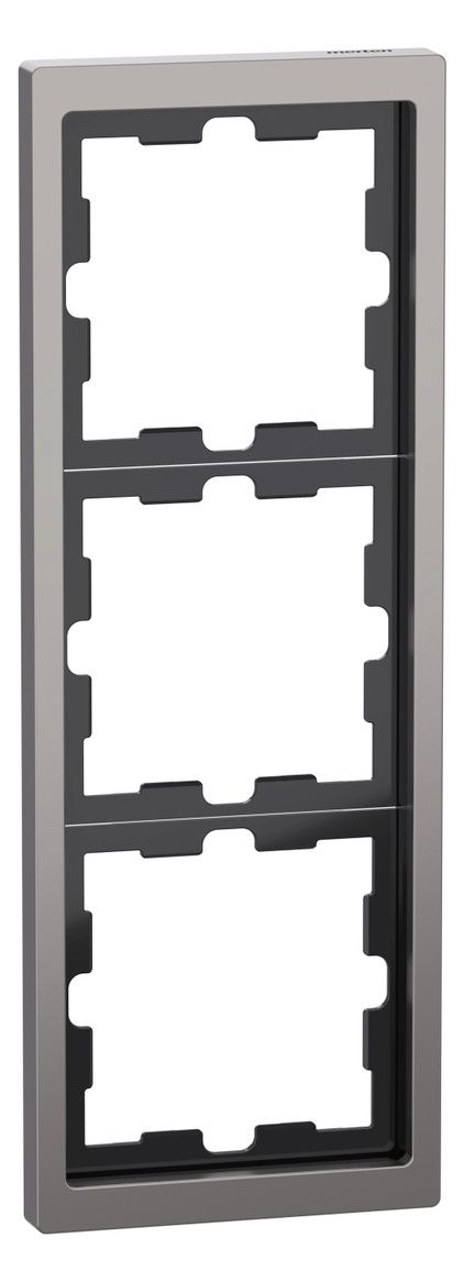 Mert MEG 4030-6550 D-Life Metall Rahmen 3fach Nickelmetallic