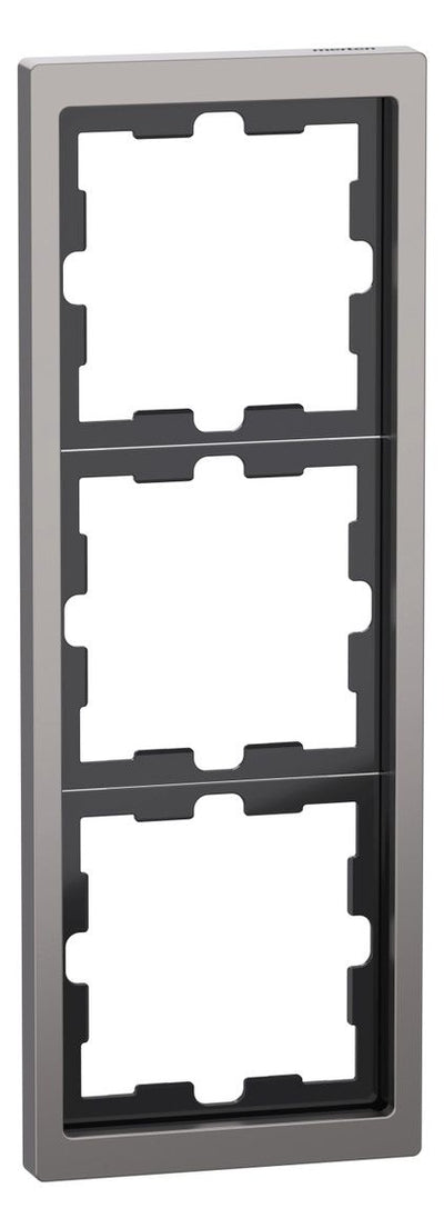 Mert MEG 4030-6550 D-Life Metall Rahmen 3fach Nickelmetallic