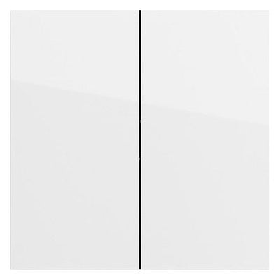 GIRA 329570 Wippe 2f Flächenschalter Reinweiß