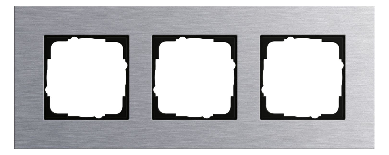 GIRA 021317 Abdeckrahmen 3fach Esprit Aluminium (eloxiert)