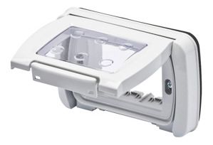 GEWISS GW22453 Abdeckrahmen System Top 3M Grau IP55
