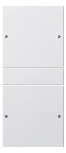 GIRA 218203 Wippenset 2fach (1+1) System 55 Reinweiß glänzend (lackiert)