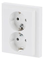 BJ 202 EUJB-84 SCHUKO® Doppelsteckdose volle Abdeckung EBS