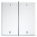 Eltako DW-FT55-wg+IO Doppelwippen 55er Design+E-Design55 reinweiß gl.30000987
