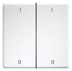 Eltako DW-FT55-wg+IO Doppelwippen 55er Design+E-Design55 reinweiß gl.30000987