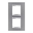 GEWISS GW16224VT Abdeckrahmen LUX International 2+2M vert. 71mm Titan