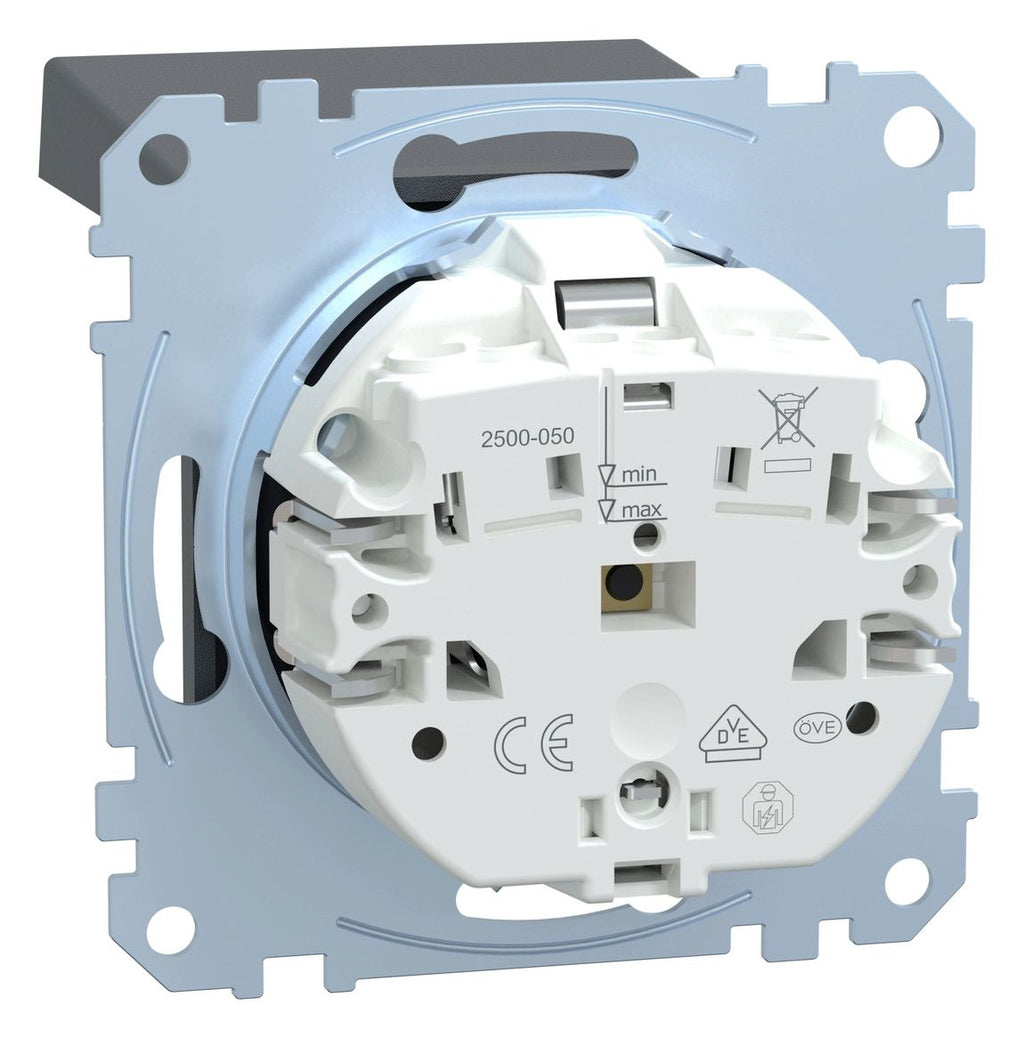 Mert MEG 2314-0414 SCHUKO-Steckdose BRS Klappd. IP44 StK anthrazit System M