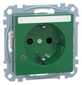 Mert MEG 2303-0304 SCHUKO-Steckdose BRS Sonder Ko.+Schriftf. StK SV grün Sys.M