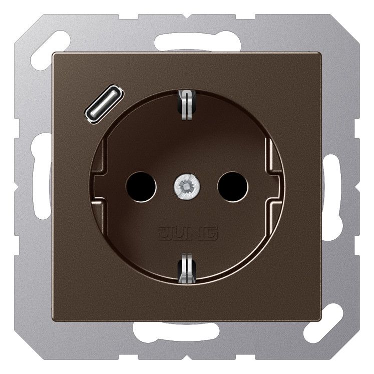 Jung A1520-18CMO SCHUKOsteckdose m.USB Typ C