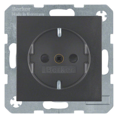Berker 41231606 Steckdose SCHUKO m.erh.BS B.3/B.7 anthrazit matt
