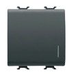 GEWISS GW12072 Wechselschalter beleuchtbar 2M 1P 16AX Schwarz