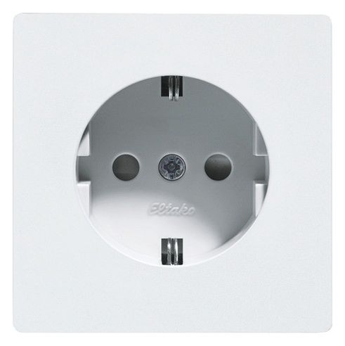 Eltako DSS55EOR-wg Schuko-Steckdose m.Oberteil rws glänzend 30056895
