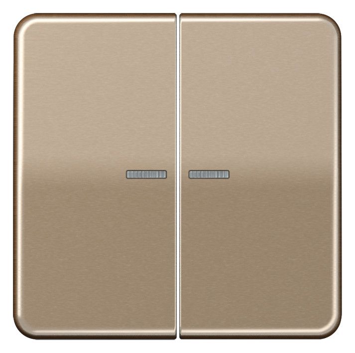 Jung CD595KO5GB Wippe Serienschalter m.Lichtleiter gold-bronze