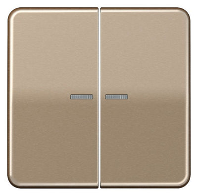 Jung CD595KO5GB Wippe Serienschalter m.Lichtleiter gold-bronze