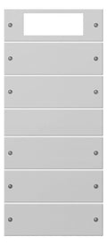 GIRA 2195015 Wippenset 5fach Plus (2+3) System 55 Grau matt (lackiert)